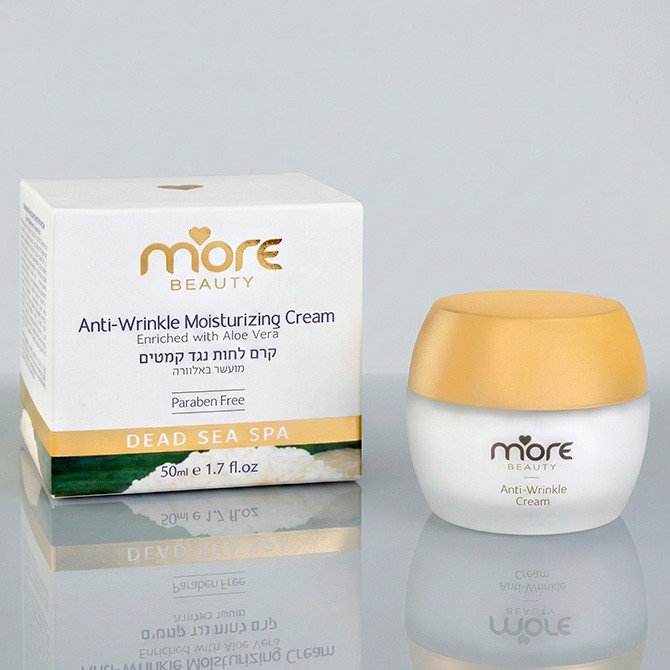 Увлажняющий крем против морщин с экстрактом алоэ вера для сухой кожи More Beauty Anti-Wrinkle Moisturizing Cream