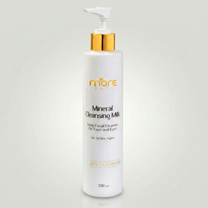 Минеральное молочко для всех типов кожи  More Beauty  Mineral Cleansing Milk