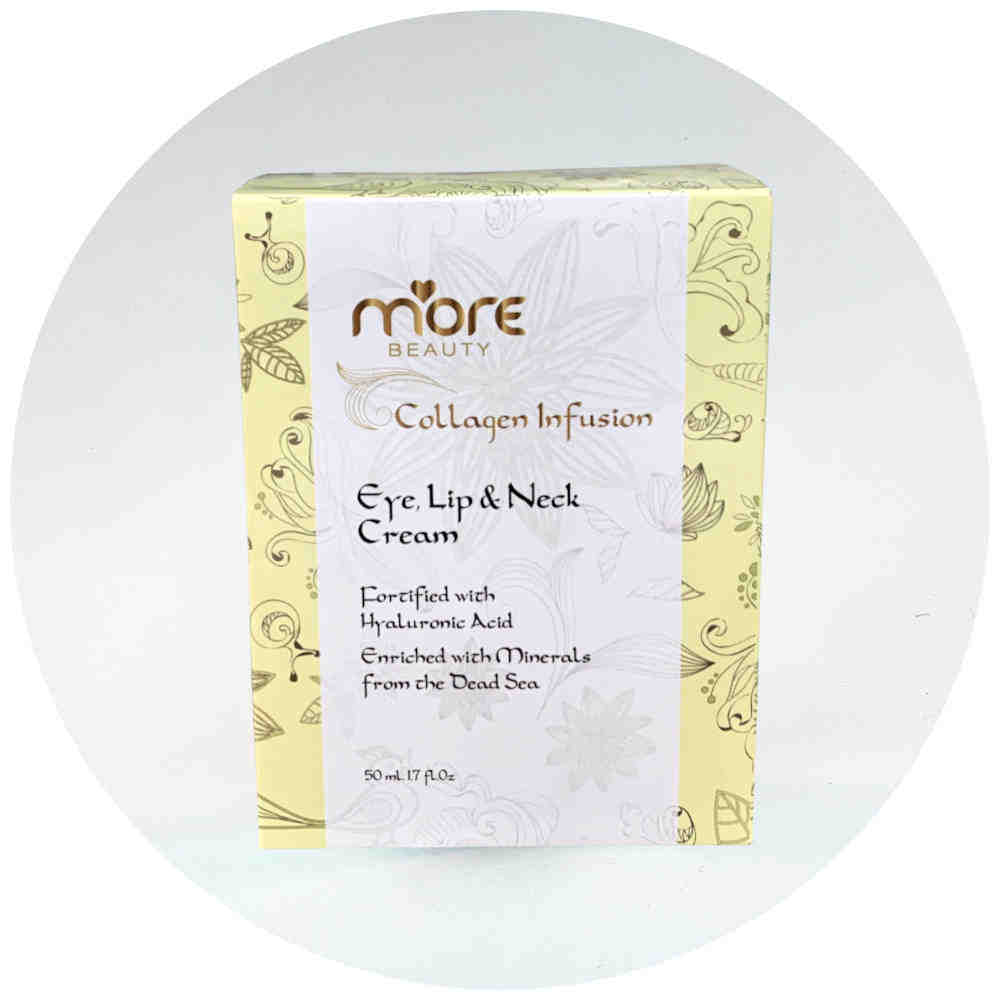 More Beauty Крем 35+ коллагеновый для глаз, губ и шеи Pure Collagen Eye, Lip and Neck Cream 50ml