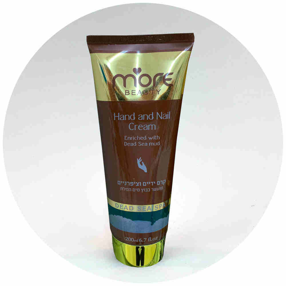 More Beauty Крем для рук и ногтей с грязью Мертвого моря Dead Sea Mud Hand & Nail Cream 200ml