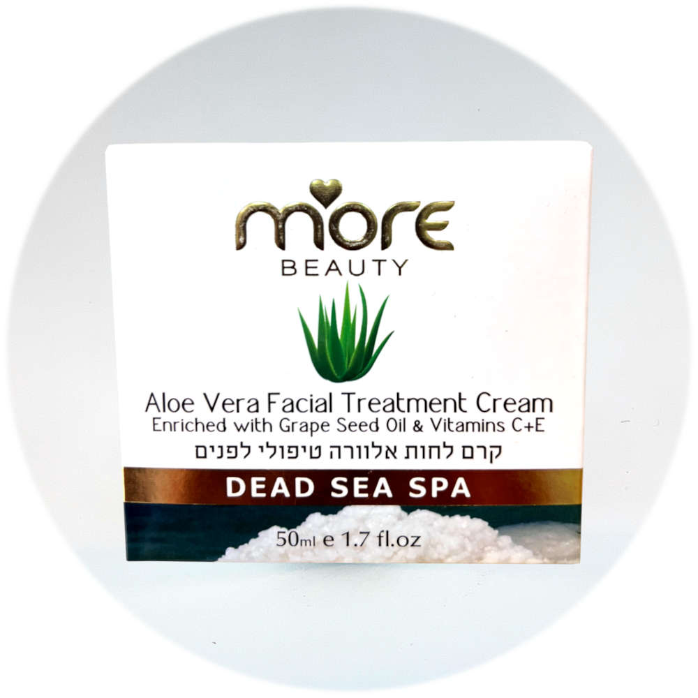 More Beauty Лечебный увлажняющий крем с Алоэ вера для лица Moisturizing Treatment Cream with Aloe Vera for Face 50ml