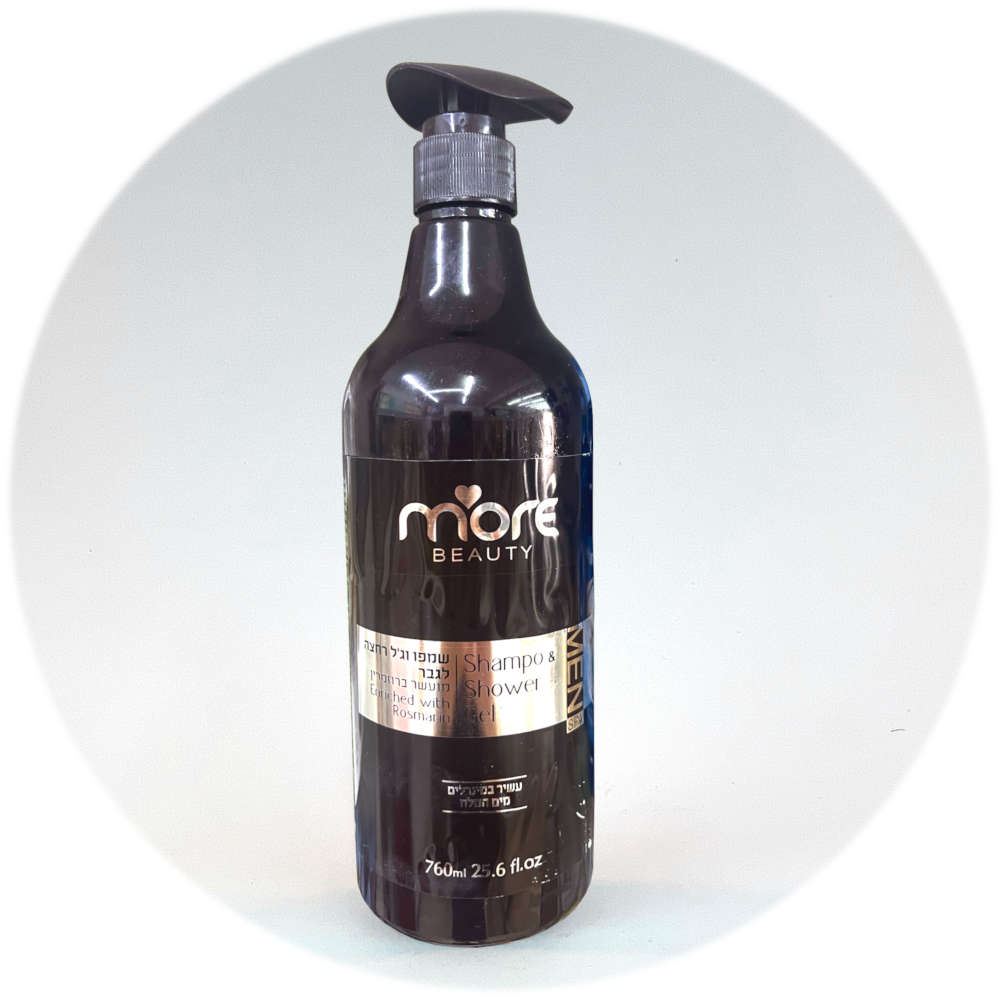 More Beauty Шампунь и гель для душа для мужчин Shampoo & Shower Gel for Men 760ml
