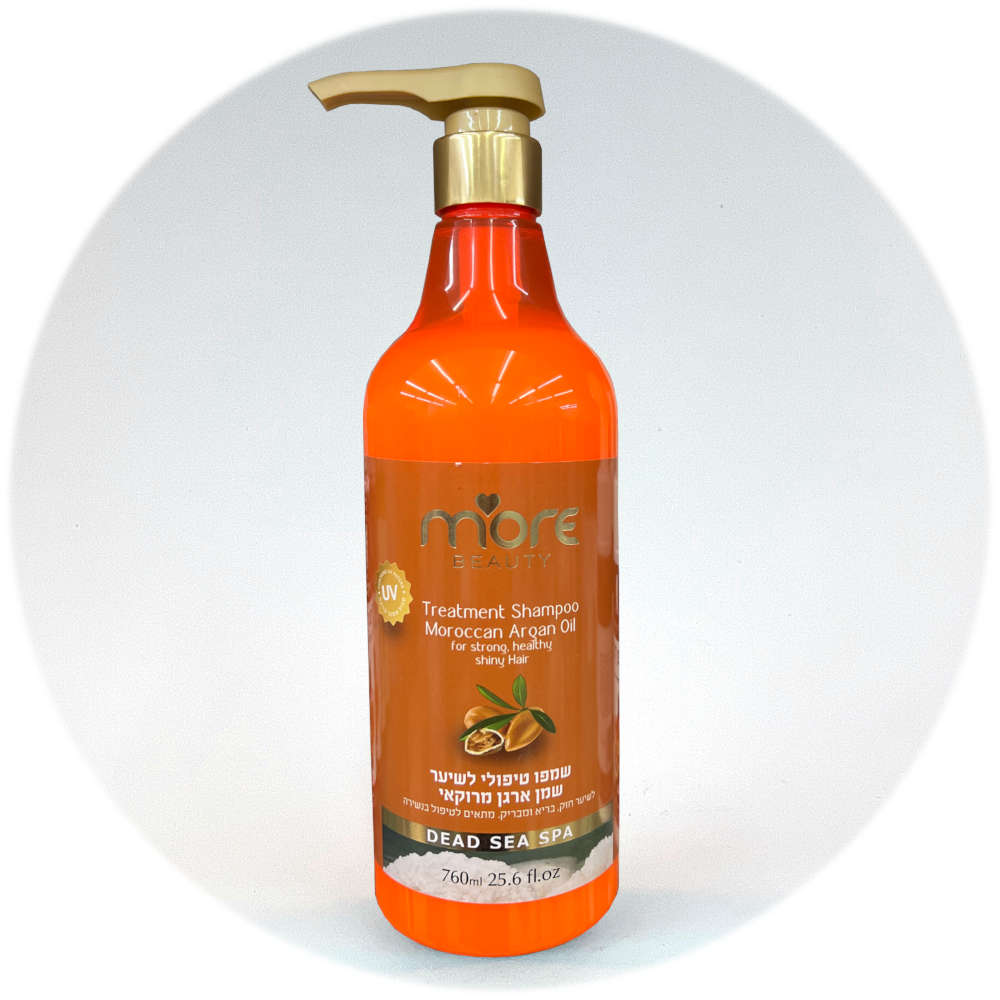 More Beauty Шампунь для волос, с маслом Марокканской Аргании Treatment Shampoo Moroccan Argan Oil 760ml