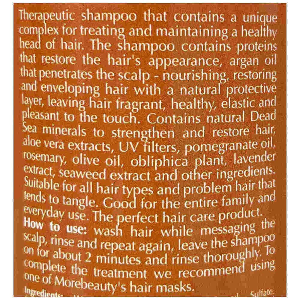 More Beauty Шампунь для волос, с маслом Марокканской Аргании Treatment Shampoo Moroccan Argan Oil 760ml