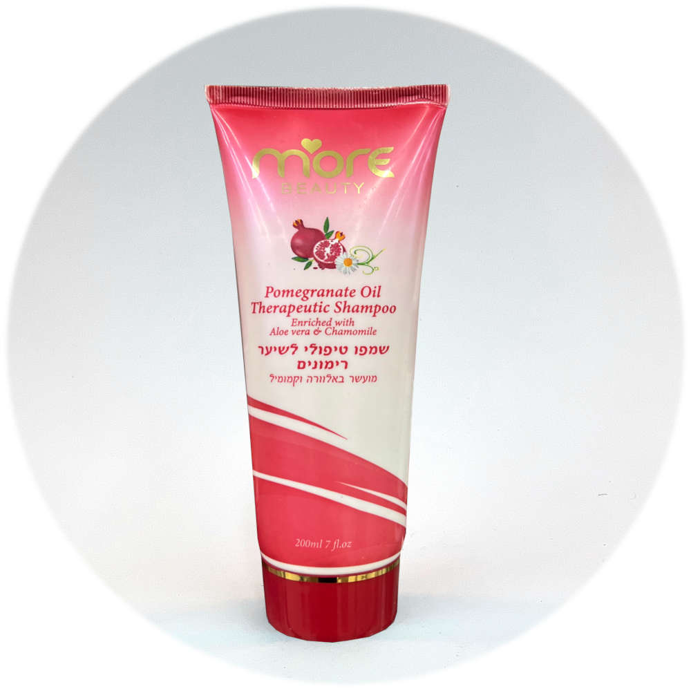 More Beauty Лечебный шампунь для волос с гранатовым маслом Hair Treatment Shampoo with Pomegranate Oil 200ml