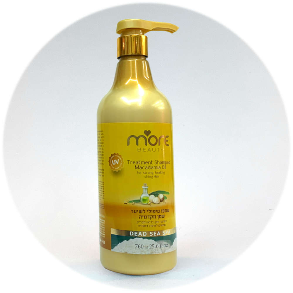More Beauty Шампунь для жирных волос с маслом Макадами Treatment Shampoo Macadamia Oil 760ml