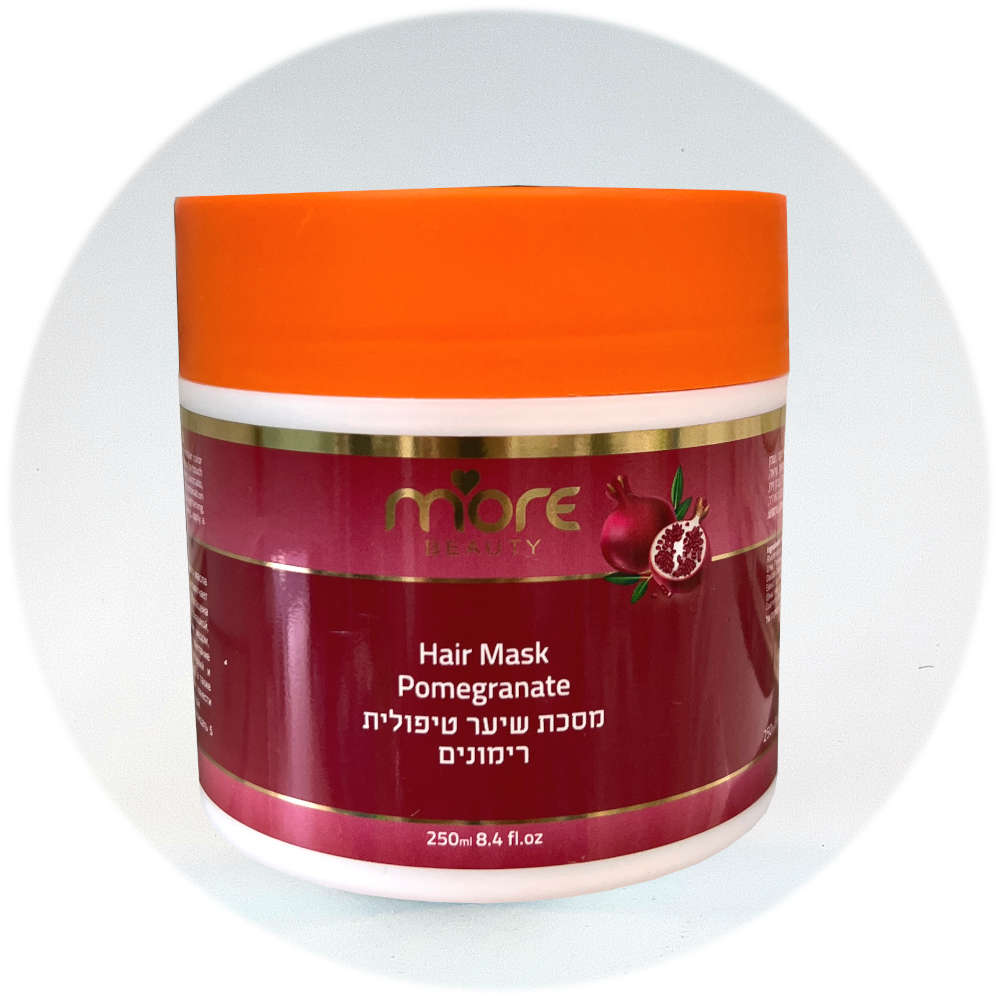 More Beauty Маска для волос гГранат для сухих и окрашенных волос, с провитамином В5 Hair Mask Pomegranate 250ml