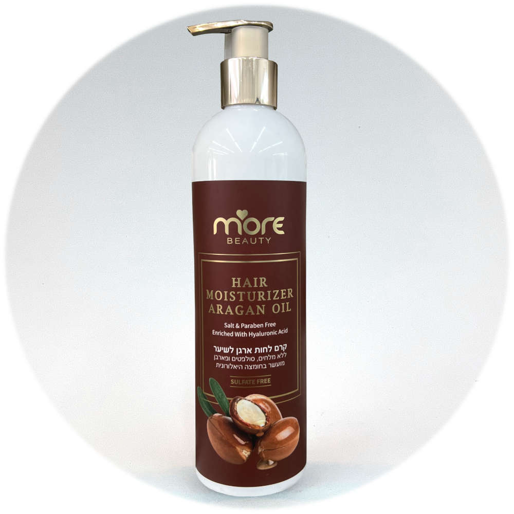 More Beauty Крем для волос увлажняющий, с маслом Марокканской Аргании Hair Cream Moisturizer Argan Oil 400ml