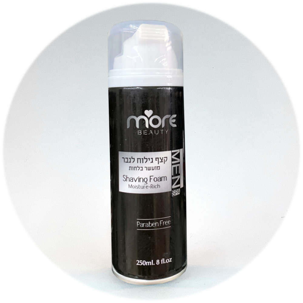More Beauty Пена для бритья с минералами Мертвого моря Shaving Foam Moisture-Rich 250ml